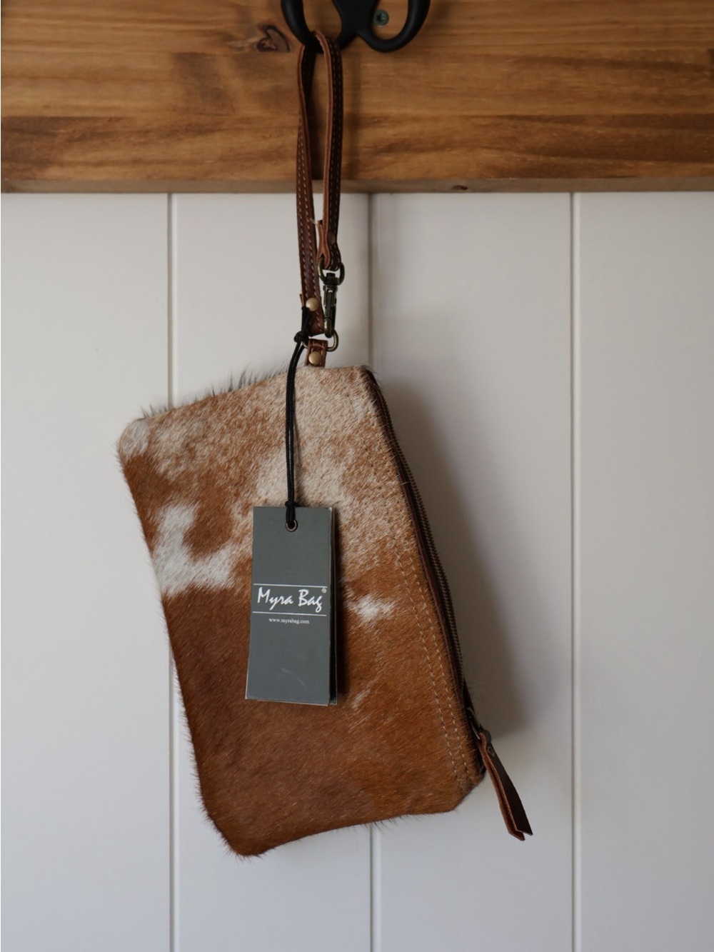 Myra Bag Black & White Logo Interior Pouch